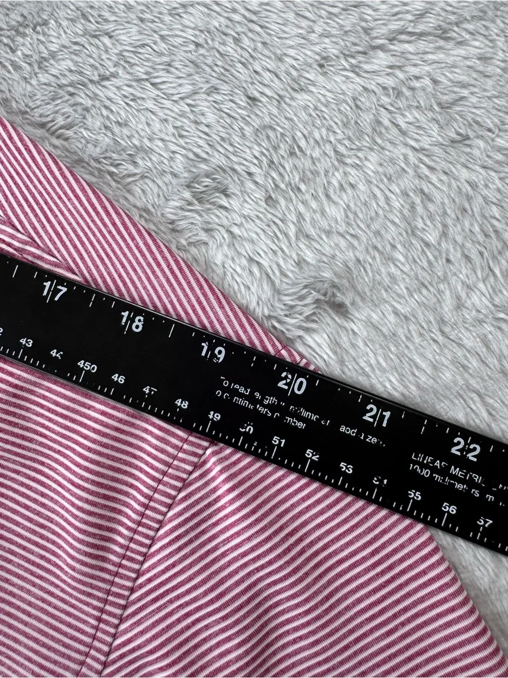 Adidas adiPure Whistling Straits Golf Polo XL Pink Striped Performance Shirt